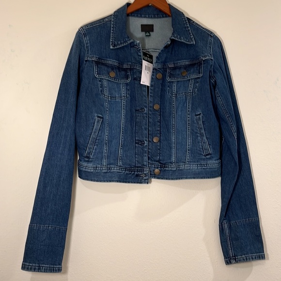 NWT Lauren Ralph Lauren Blue Denim Jacket - Picture 2 of 12